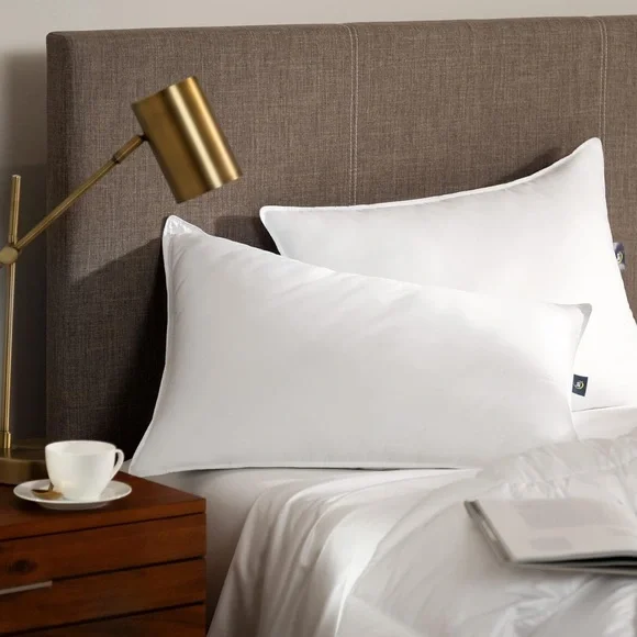 Serta Rest TWO Deluxe Luxury White/Cream King Size Pillows 20”x 36” - Picture 8 of 9